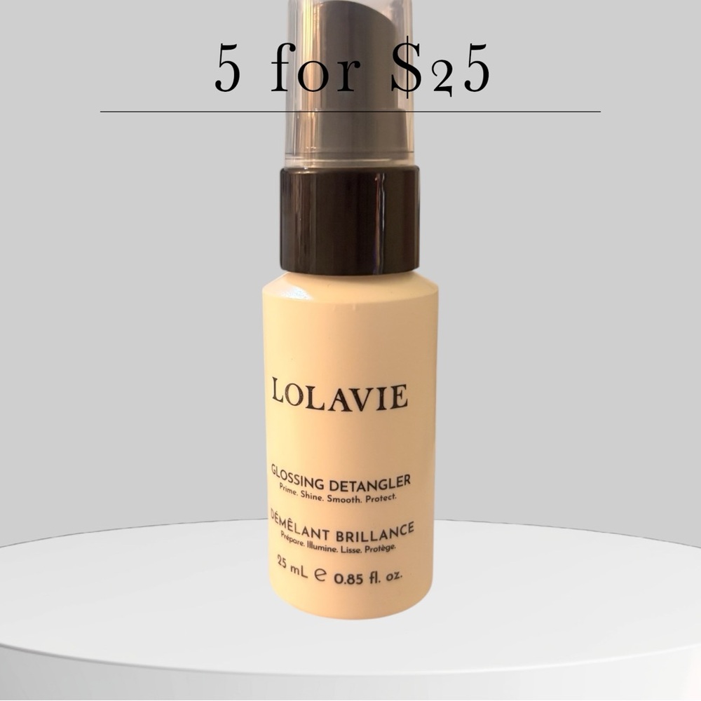 Lolavie Glossing Detangler spray- Travel size .85oz